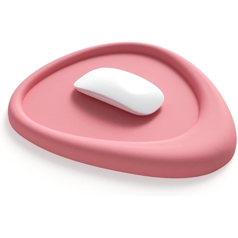 NeoFlex Alfombrilla Ergonómica para Mouse con Reposamuñecas de Gel Rosa