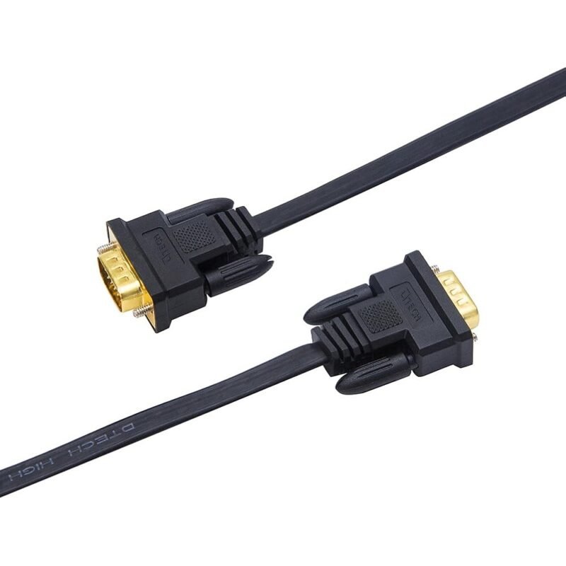 DTech Cable VGA 32.8 ft Ultra Delgado Conector Macho a Macho - Imagen 3