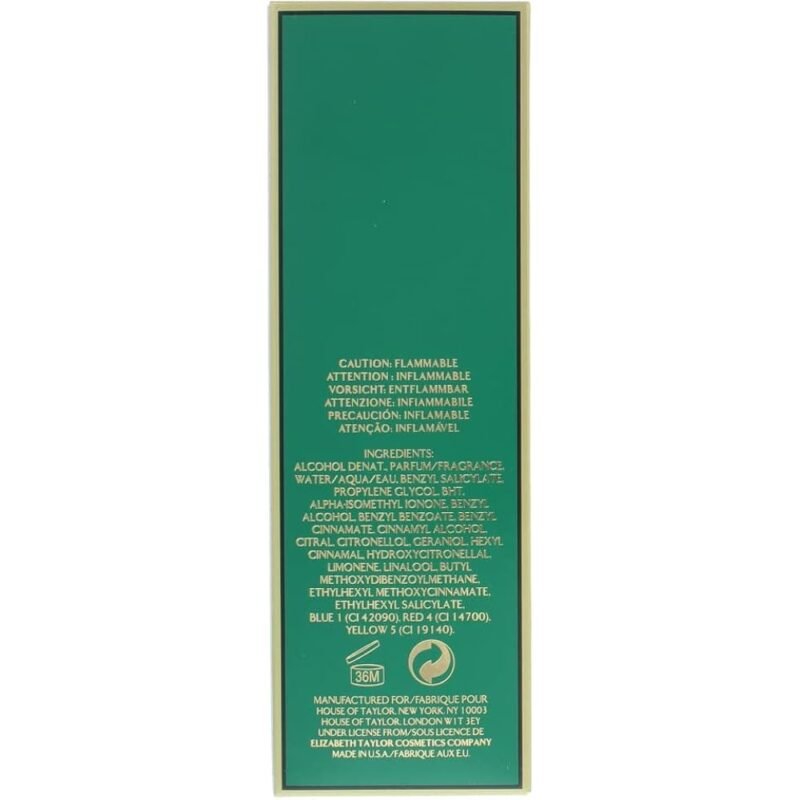 Elizabeth Taylor Diamond & Emerald EDT Spray 3.3 OZ para Mujer - Imagen 3