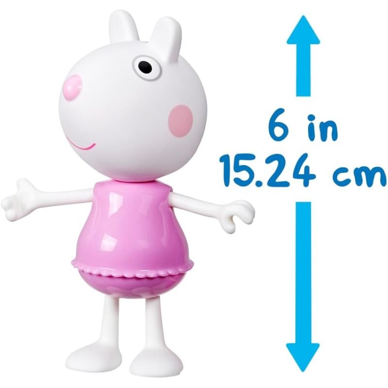 Peppa Pig Suzy Sheep Figura con 6 Accesorios de Moda para Niños - Imagen 3