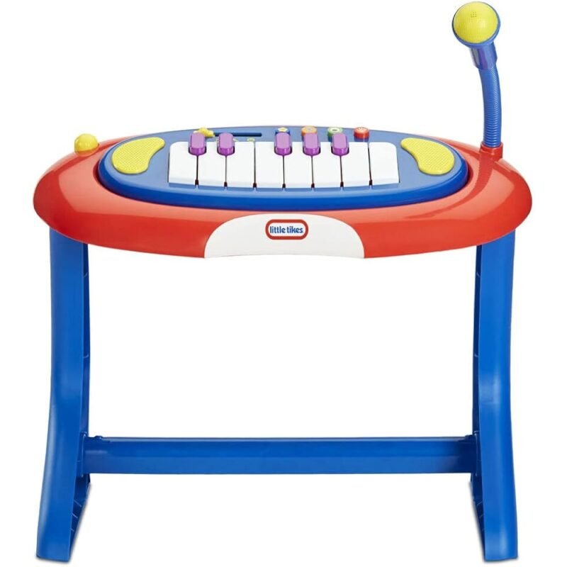 Little Tikes Teclado de Estación Musical con Micrófono para Niños