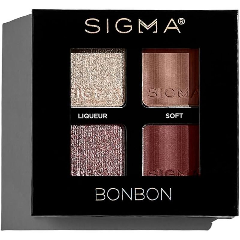 Sigma Beauty Paleta de Sombras de Ojos Cuádruple Bonbon para un Maquillaje Impecable - Imagen 9