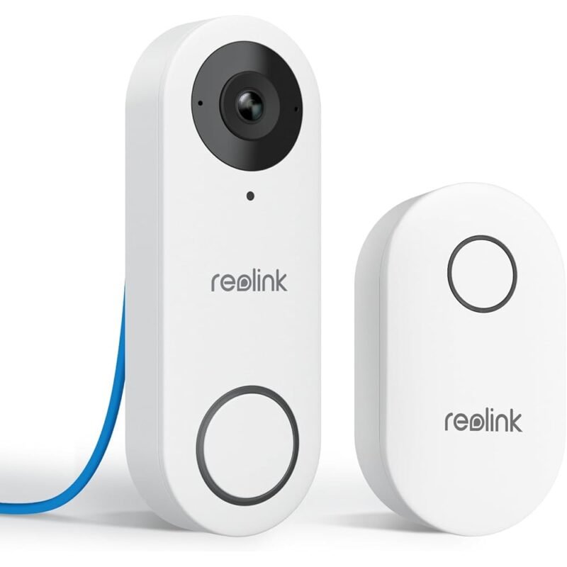 REOLINK Timbre de Video 5MP PoE Seguridad Exterior