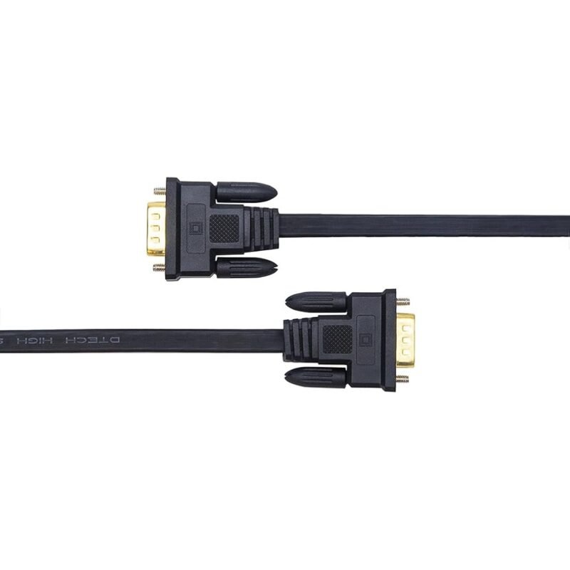 DTech Cable VGA 32.8 ft Ultra Delgado Conector Macho a Macho - Imagen 2