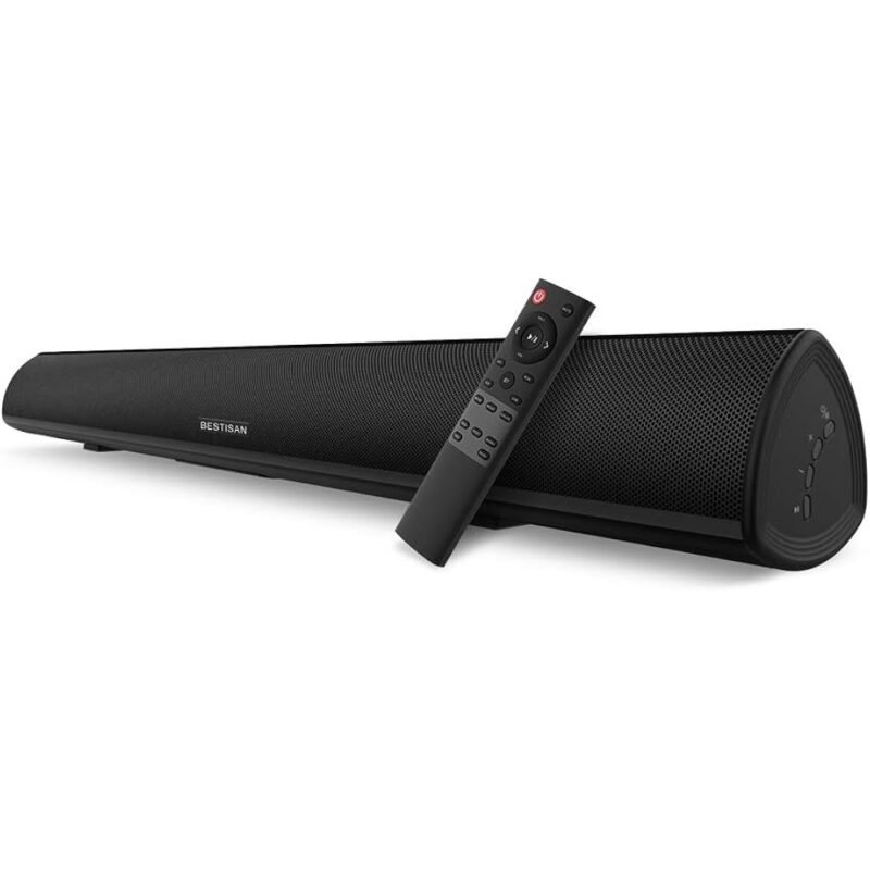 BYL Barra de sonido con cable y Bluetooth 5.0 para TV 71 cm