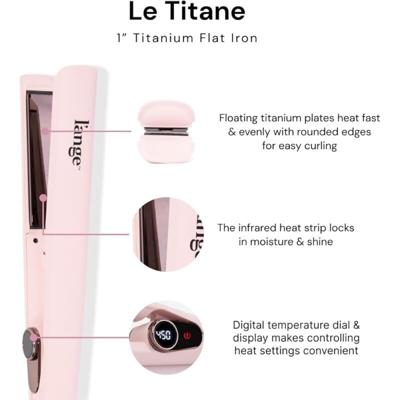 L'ANGE HAIR Le Titane Plancha y Rizador de Titanio para Todos los Tipos de Cabello