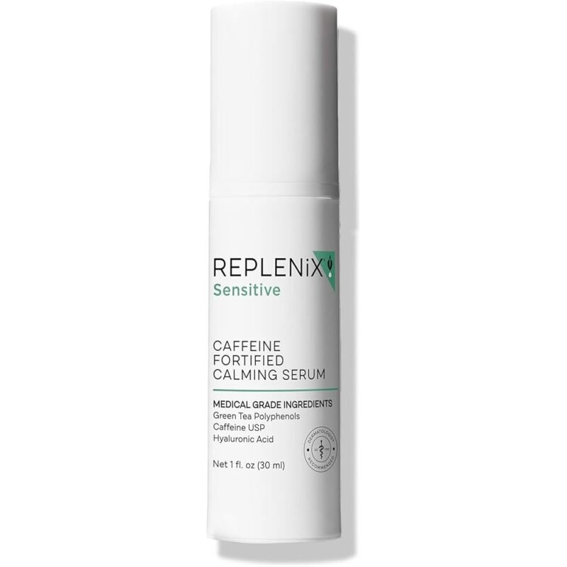 Replenix Suero Facial Calmante con Cafeína y Ácido Hialurónico 1 oz