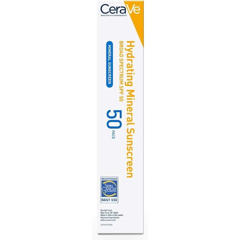 CeraVe Protector Solar Mineral SPF 50 para Cara con Ácido Hialurónico - Imagen 13