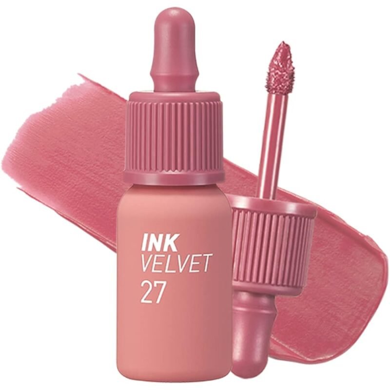 Peripera Lip Tint Ink the Velvet Color Duradero Ligero 027 Strawberry Nude