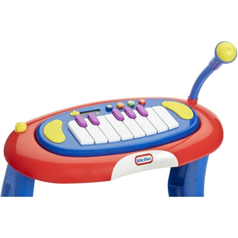 Little Tikes Teclado de Estación Musical con Micrófono para Niños - Imagen 2