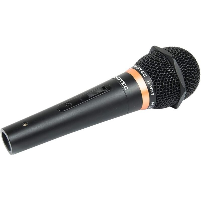 HOTEC Micrófono de Mano Dinámico Vocal Premium con Cable XLR de 19 Pies - Imagen 8