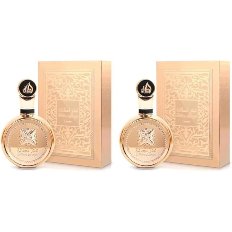 Lattafa Fakhar Gold Extrait Eau de Perfume unisex 3.4 onzas paquete de 2