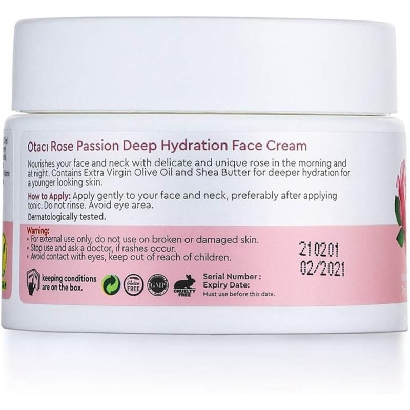 OTACI Rose Passion Crema Facial Hidratante Profunda 50ml - Imagen 3