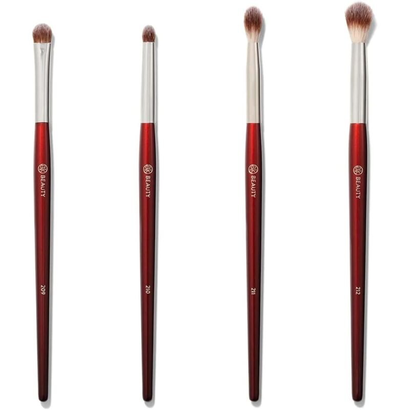 BK BEAUTY Core Line Extension Eye Set 4PC Juego de brochas de maquillaje