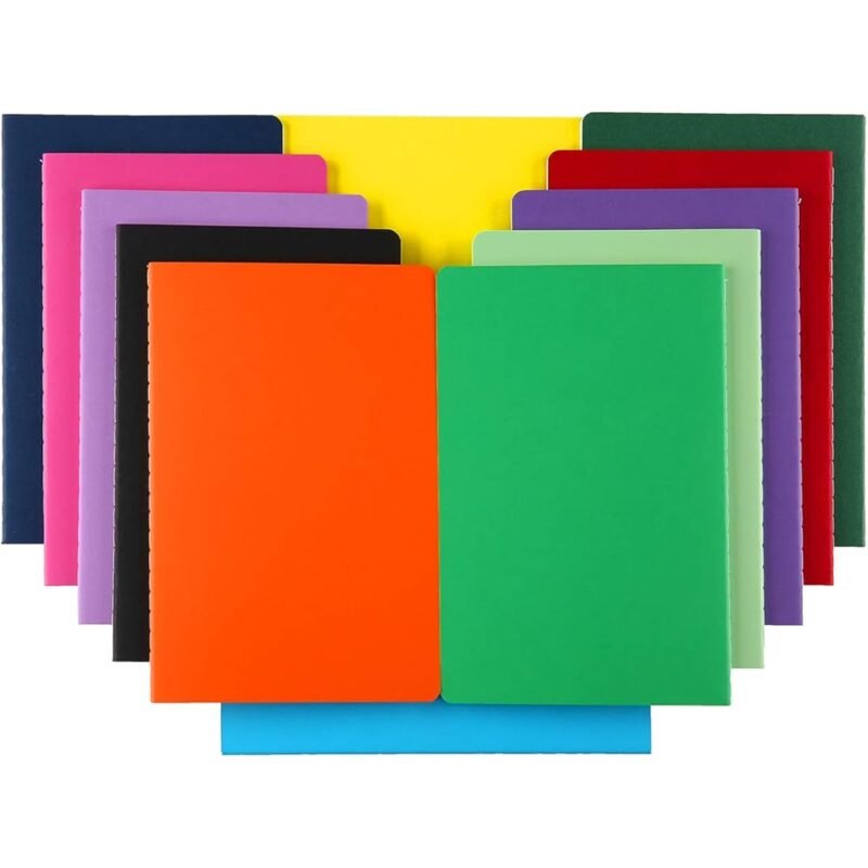 XYARK Cuadernos Grandes y Coloridos en Blanco 8.5 x 11 pulgadas Juego de 12