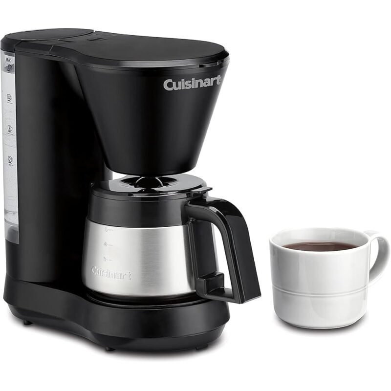 Cuisinart Cafetera DCC-5570 de 5 tazas con Jarra de Acero Inoxidable - Imagen 3