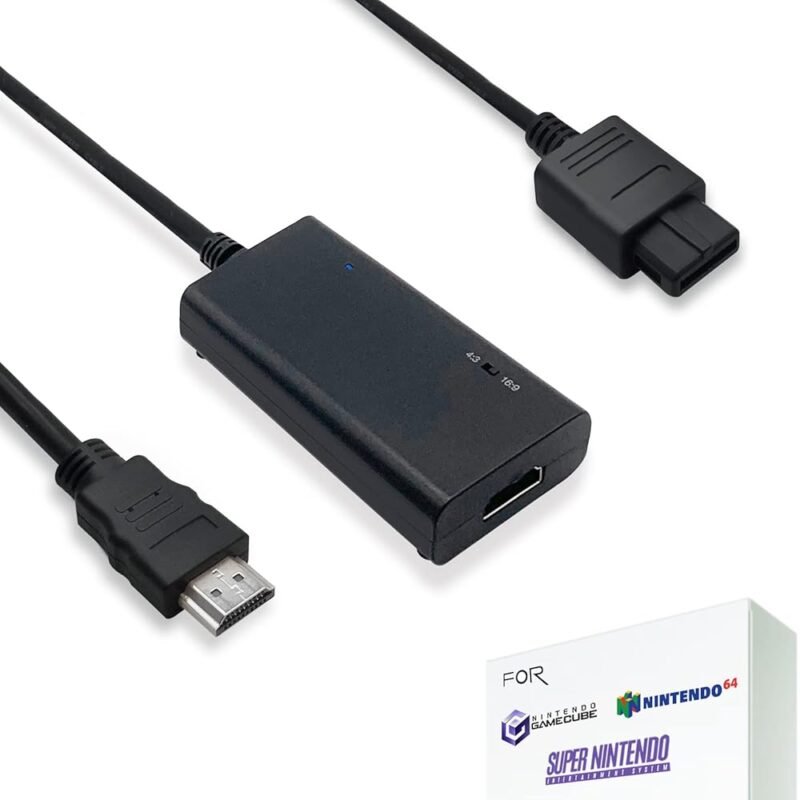 Cable HDMI LevelHike para Nintendo Gamecube N64 y SNES 3 en 1