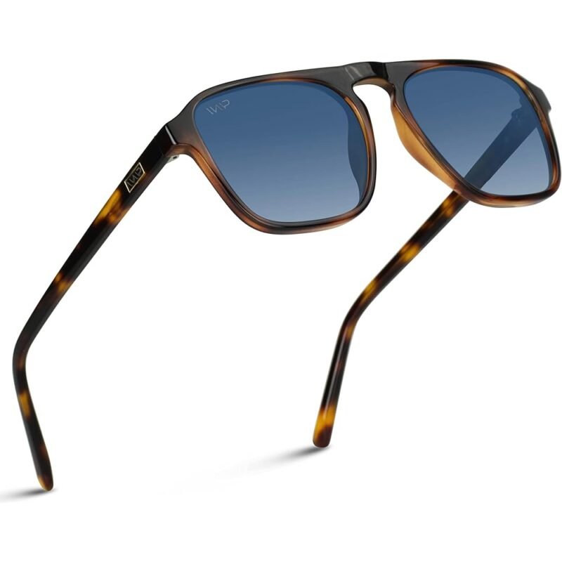 WearMe Pro Gafas de Sol Polarizadas para Hombre Estilo Cuadrado