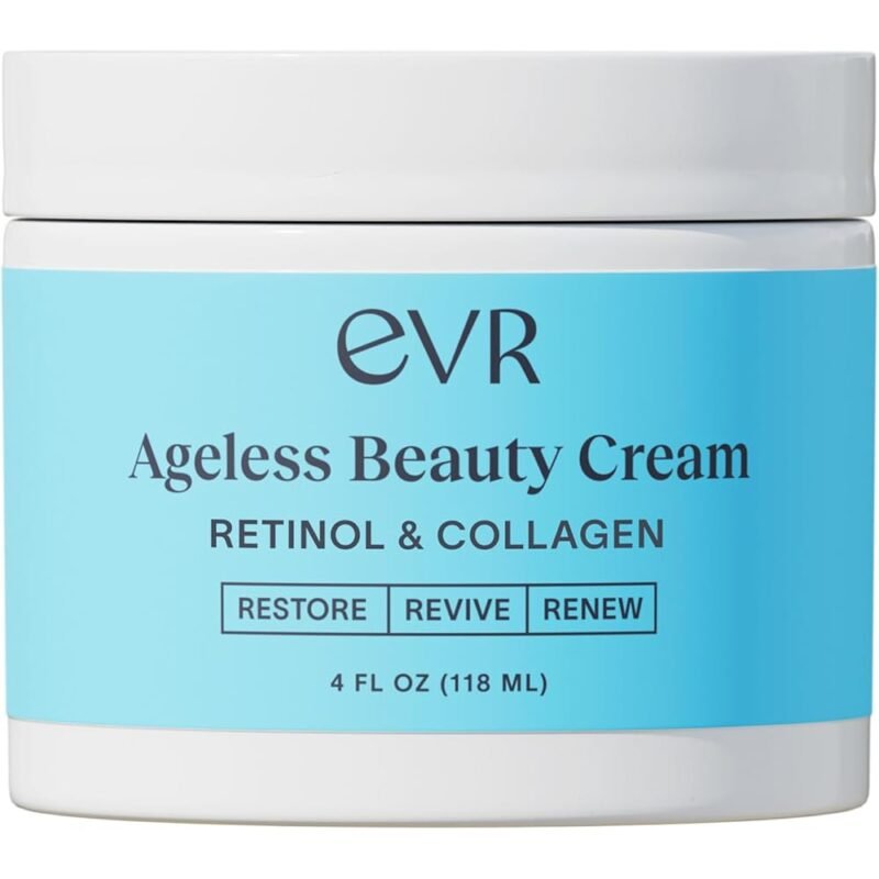 EVR BEAUTY Crema de Retinol para la Cara con Colágeno y Ácido Hialurónico