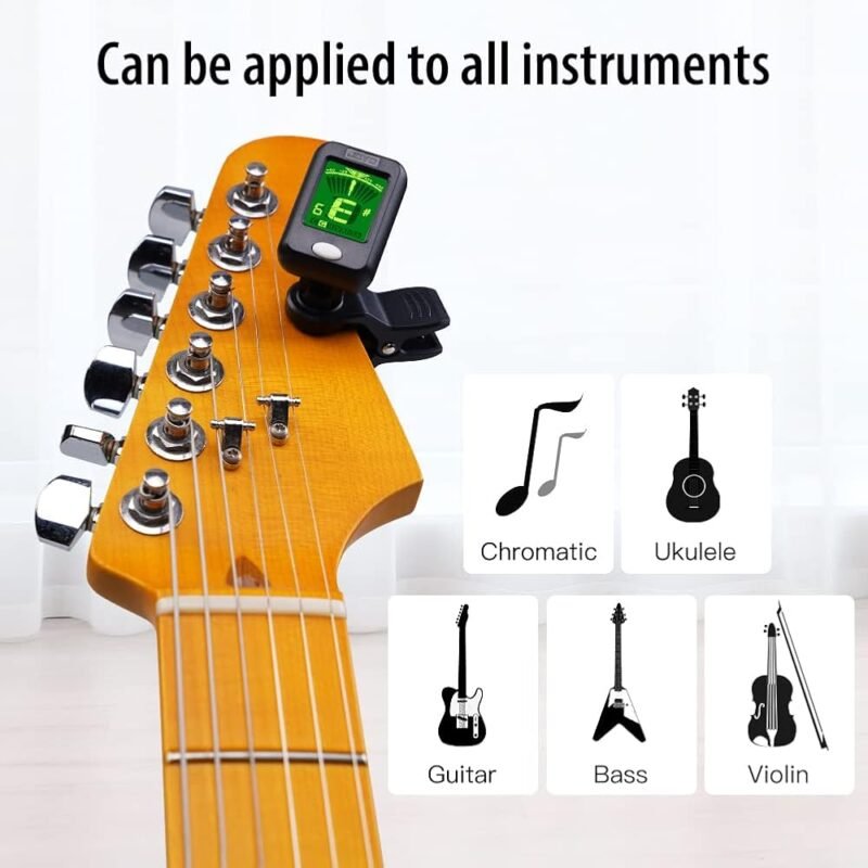 JOYO Sintonizador de Guitarra Digital LCD para Múltiples Instrumentos - Imagen 2