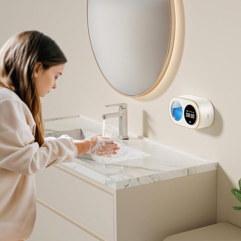 Wladipw Dispensador de Jabón Automático sin Contacto para Baño y Cocina - Imagen 7