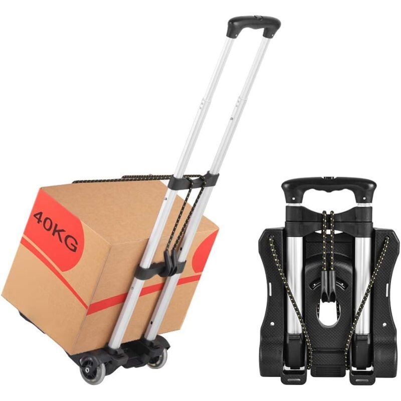 Hivexagon Carrito de Equipaje Plegable Ligero y Duradero para Viajes