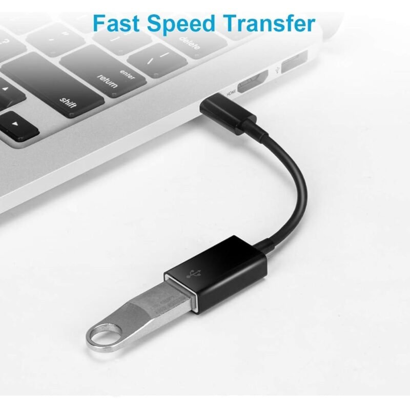 FLEAVER Adaptador USB C a USB 2 unidades para iPhone 15 Pro Max iPad y MacBook - Imagen 4