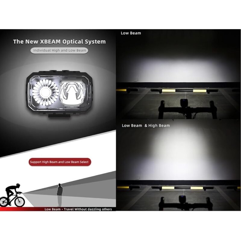 CTB Navi1600 Lumen Luz LED Inteligente para Bicicleta Frontal Recargable - Imagen 6