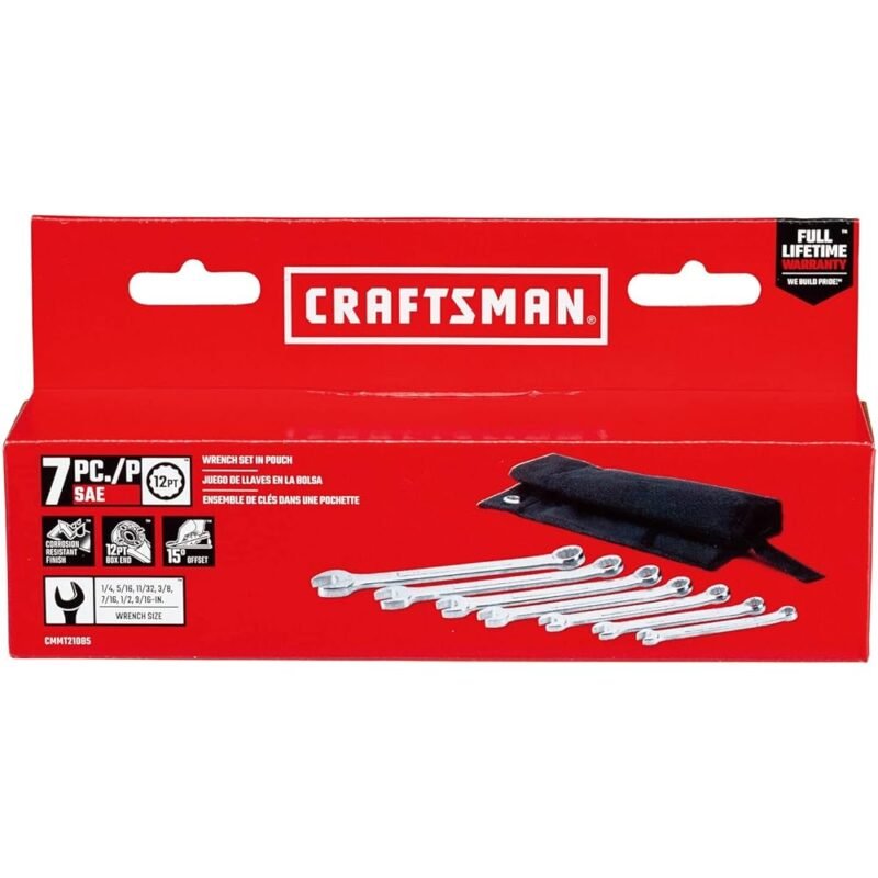 CRAFTSMAN Juego de llaves SAE 7 piezas con bolsa de herramientas - Imagen 5