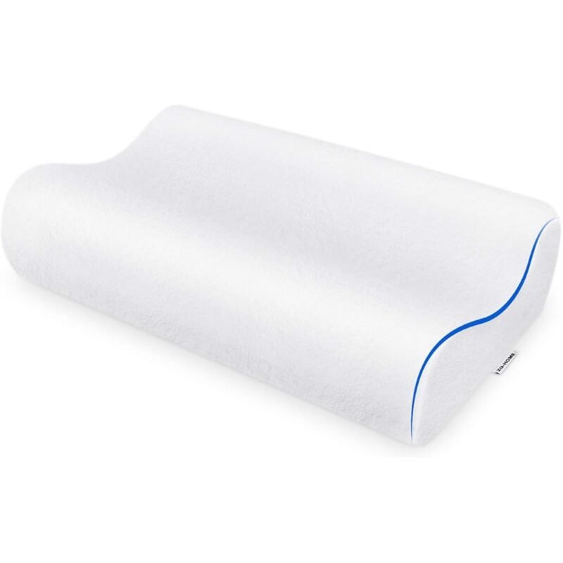 ZG Home Almohada de Bambú con Espuma Viscoelástica para Sueño Reparador