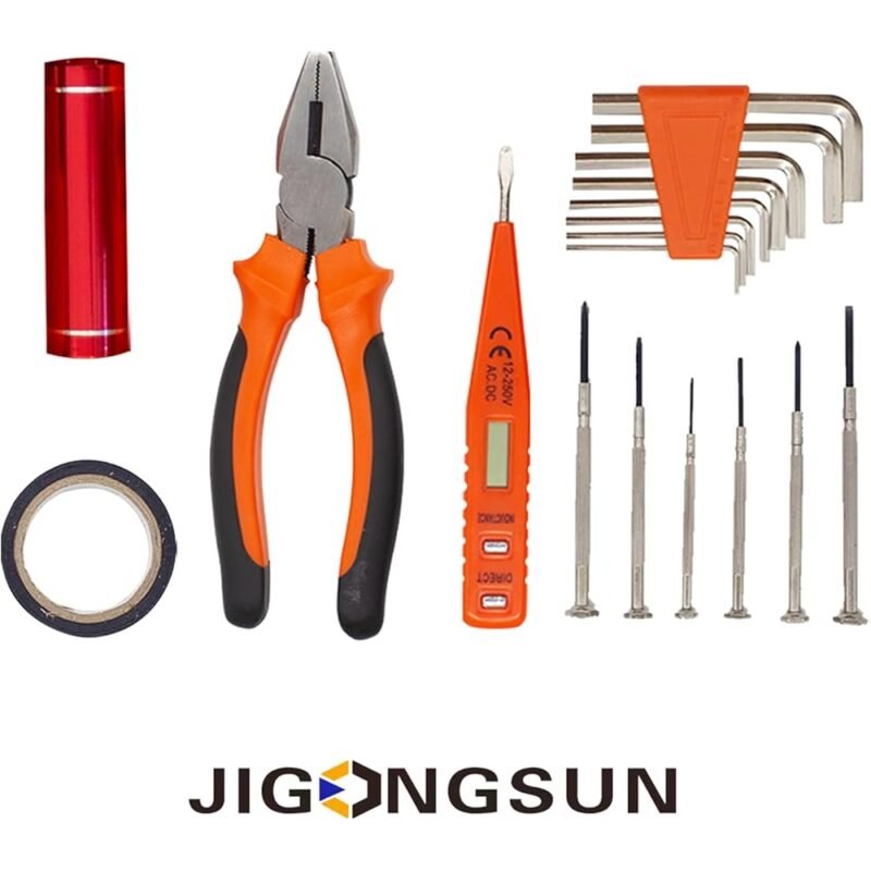 JIGONGSUN Kit de Herramientas Básicas de 30 Piezas para el Hogar - Imagen 6