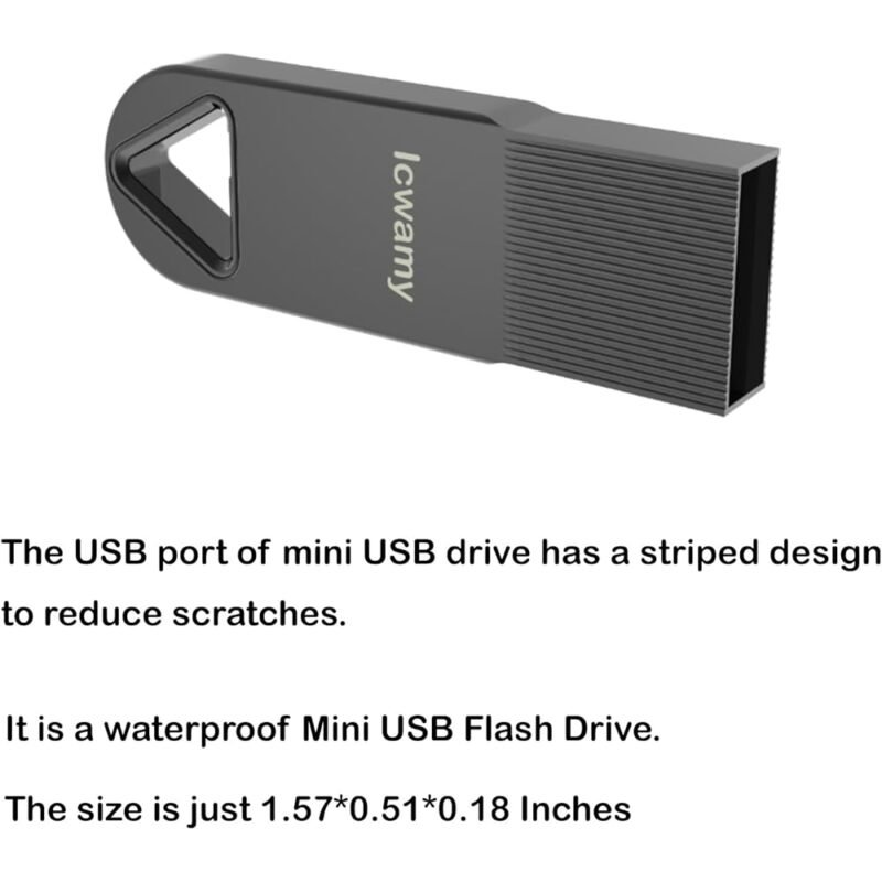 LCWAMY Paquete de 10 Unidades Flash USB 16GB USB 2.0 - Imagen 5