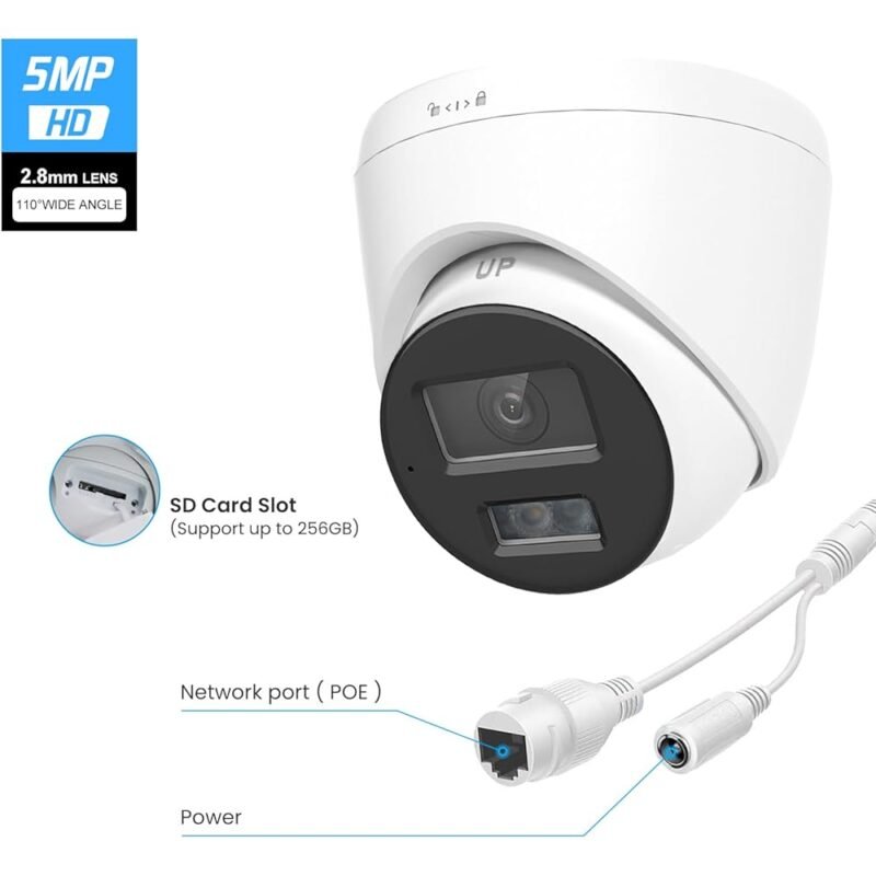 Anpviz Cámara IP PoE 5 MP Detección de Humanos y Vehículos - Imagen 4