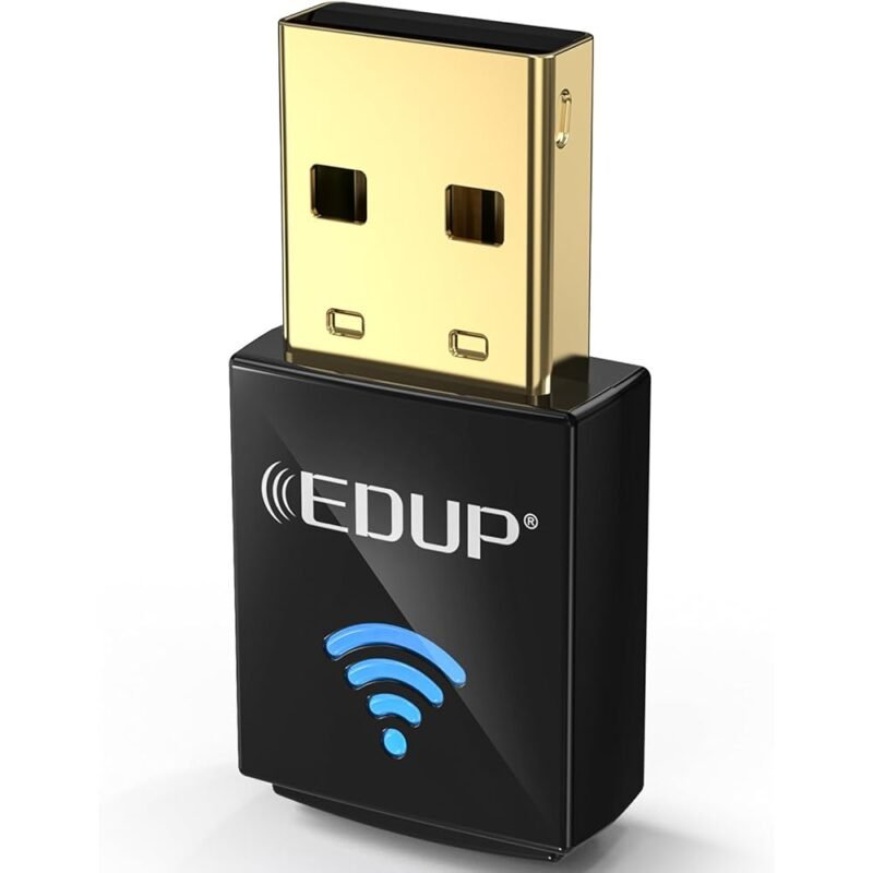 EDUP Adaptador USB Bluetooth WiFi Inalámbrico para PC y Laptop