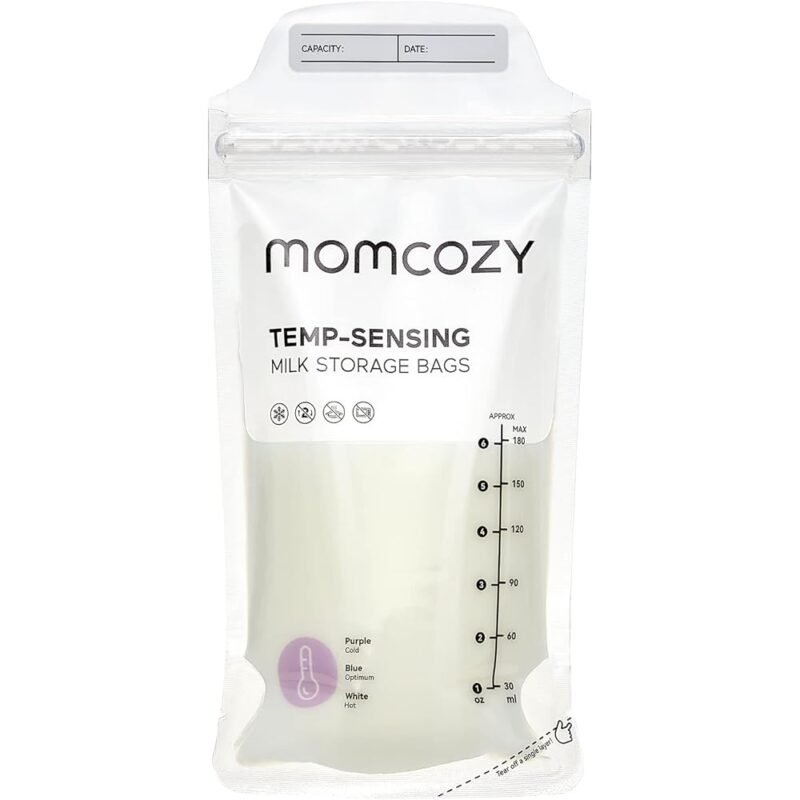 Momcozy Bolsas de Almacenamiento de Leche Materna con Detección de Temperatura