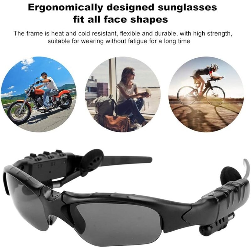 Diyeeni Gafas de Sol Bluetooth Polarizadas para Deportes al Aire Libre - Imagen 4