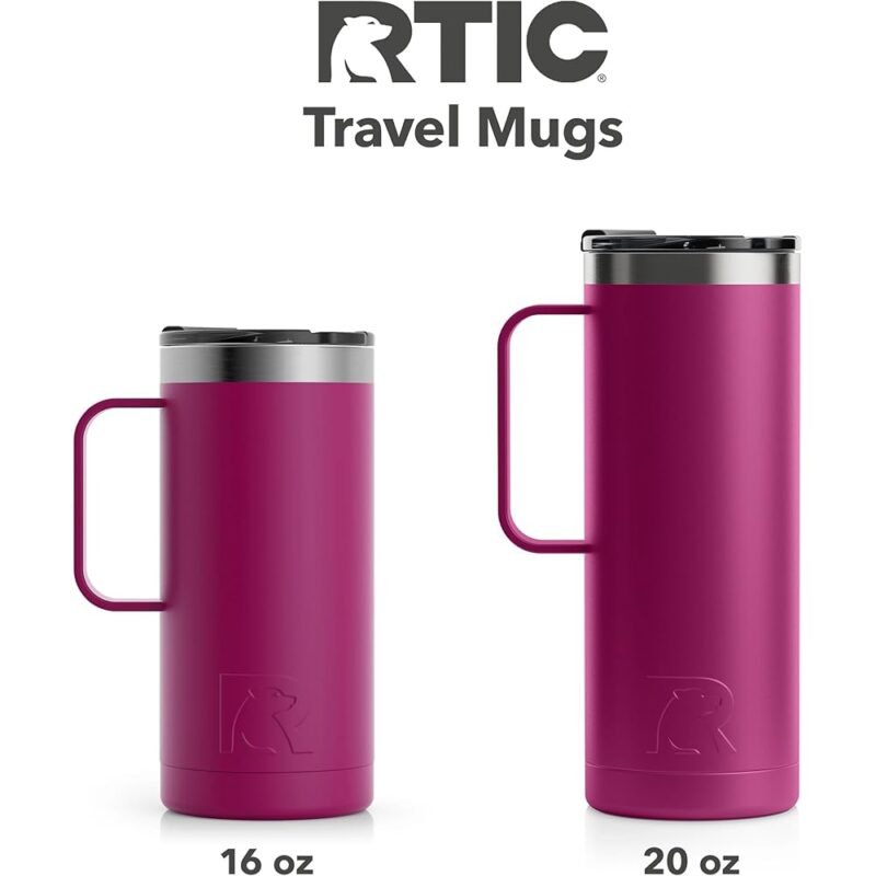 RTIC Taza de café con aislamiento al vacío de doble pared 340 g - Imagen 6