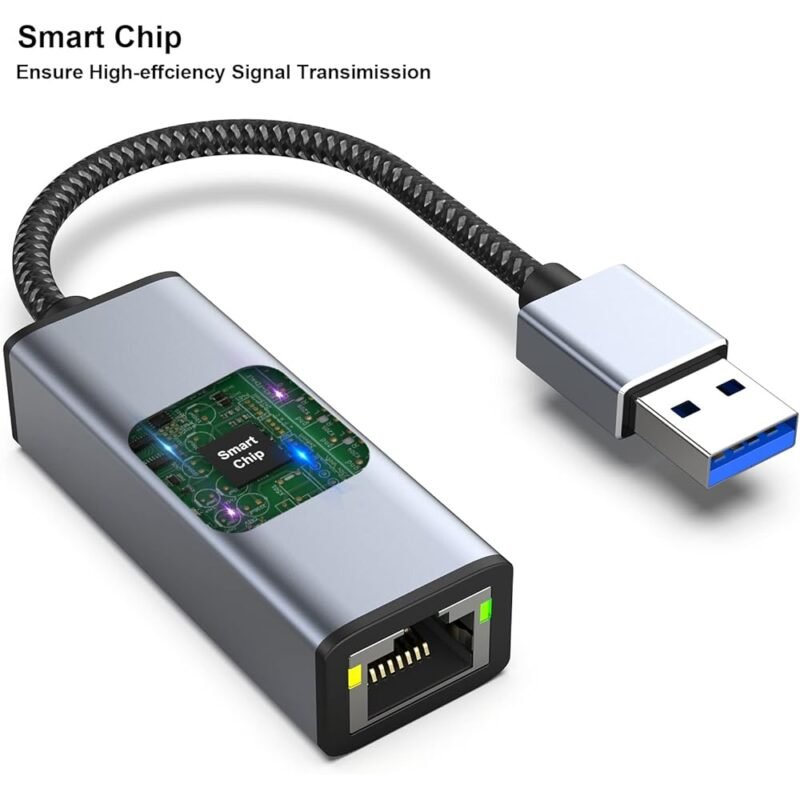 BENFEI Adaptador USB 3.0 a Gigabit Ethernet para MacBook y PC - Imagen 7