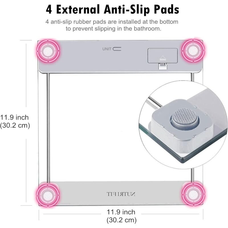 Báscula Digital de Baño NUTRI FIT para Peso Corporal Precisión Alta - Imagen 6