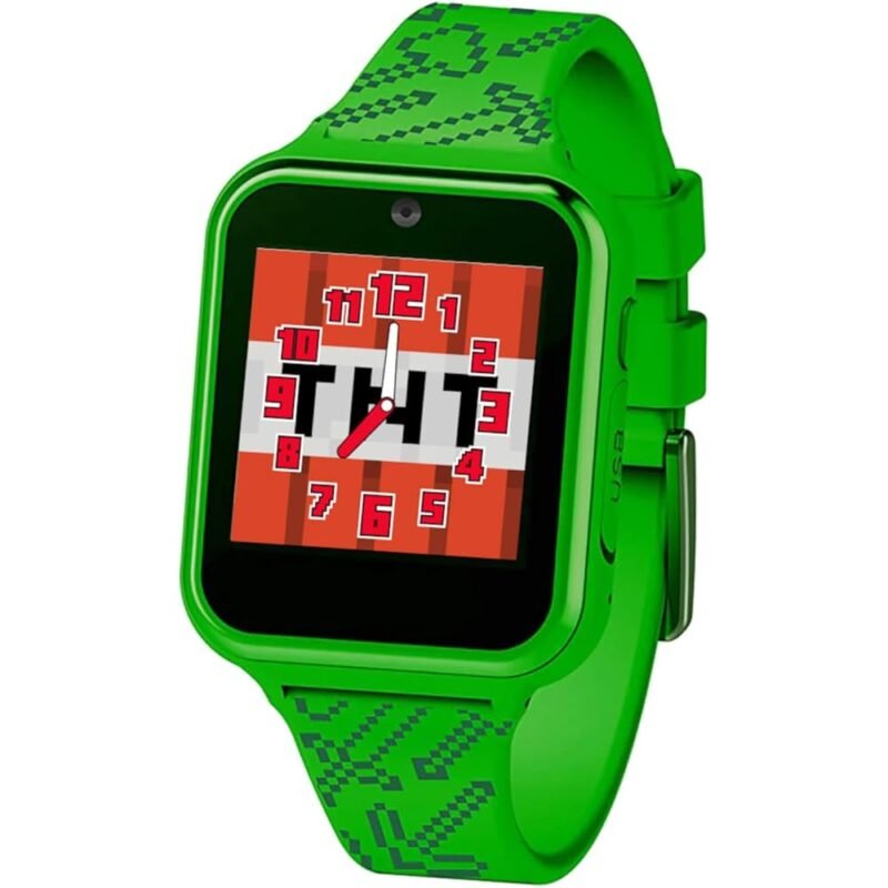 Accutime Microsoft Minecraft Green Reloj Inteligente Educativo - Imagen 3