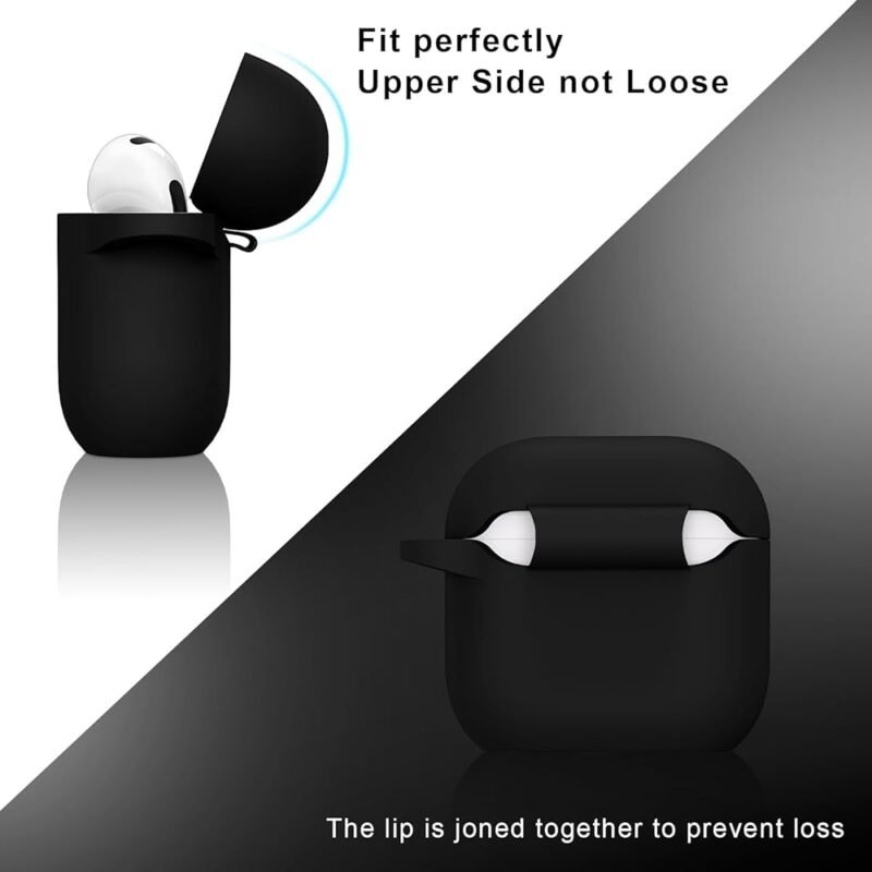 MATEPROX Funda Compatible con AirPods 4 Generación 2024 con Llavero - Imagen 3