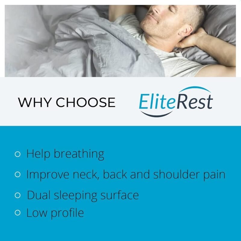 Elite Rest Slim Sleeper Almohada de Espuma Natural de Látex - Imagen 4