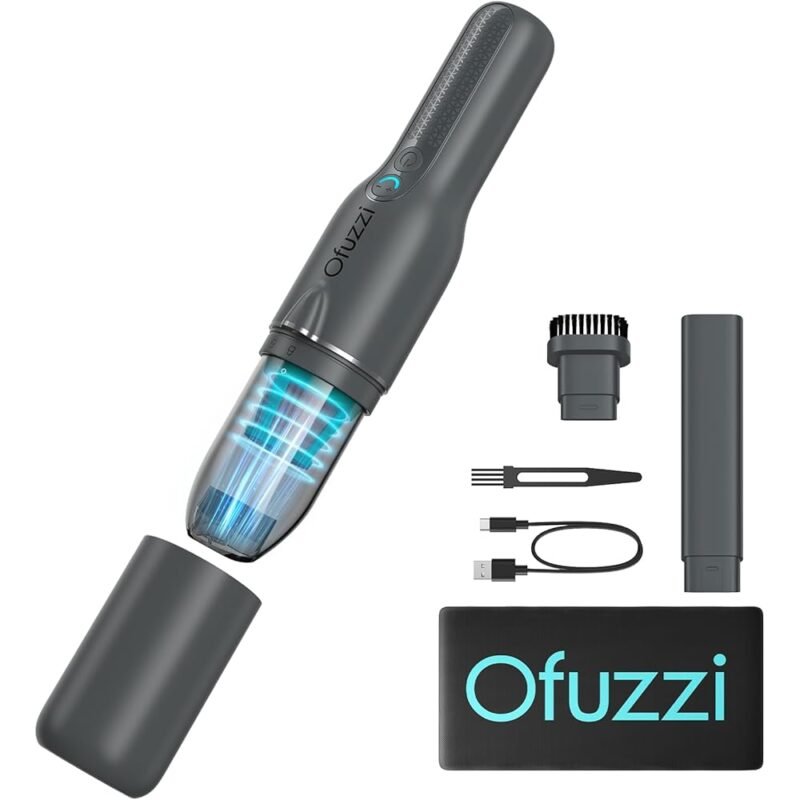 Ofuzzi Slim H7 Pro Aspiradora de Mano Inalámbrica Ultraligera con Luz LED