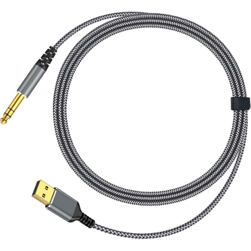 Cable de audio estéreo TRS USB a 1/4 pulgadas para Laptop y PC - Imagen 6