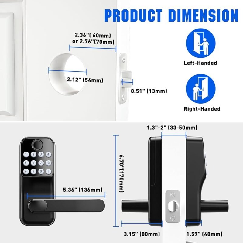 Cerradura Inteligente Olumat para Puerta Delantera Sin Llave - Imagen 7