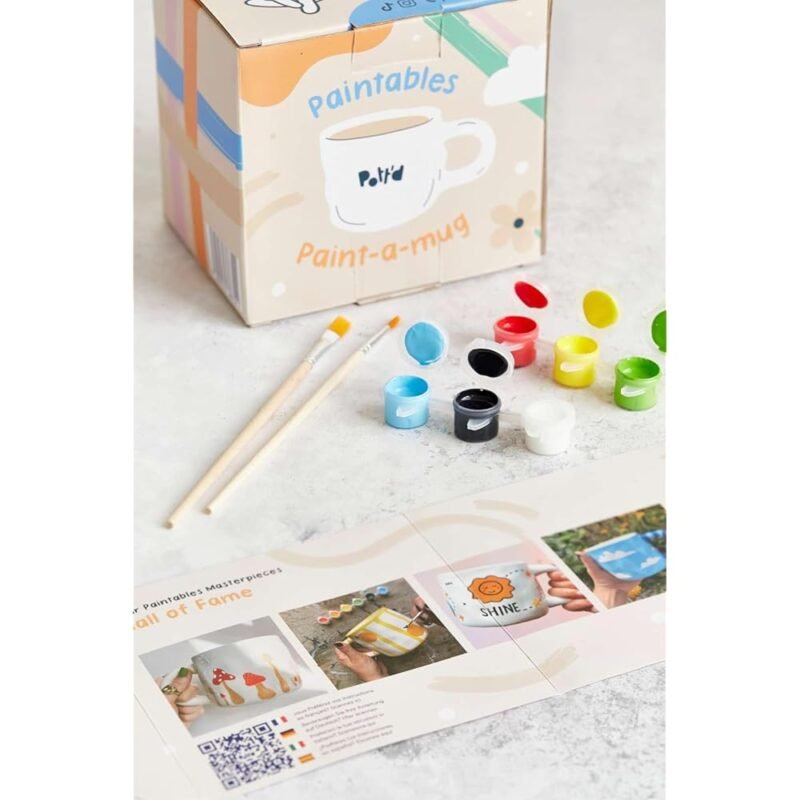 Pott'd Paintables Kit de Pintura de Taza de Bricolaje para Adultos - Imagen 4