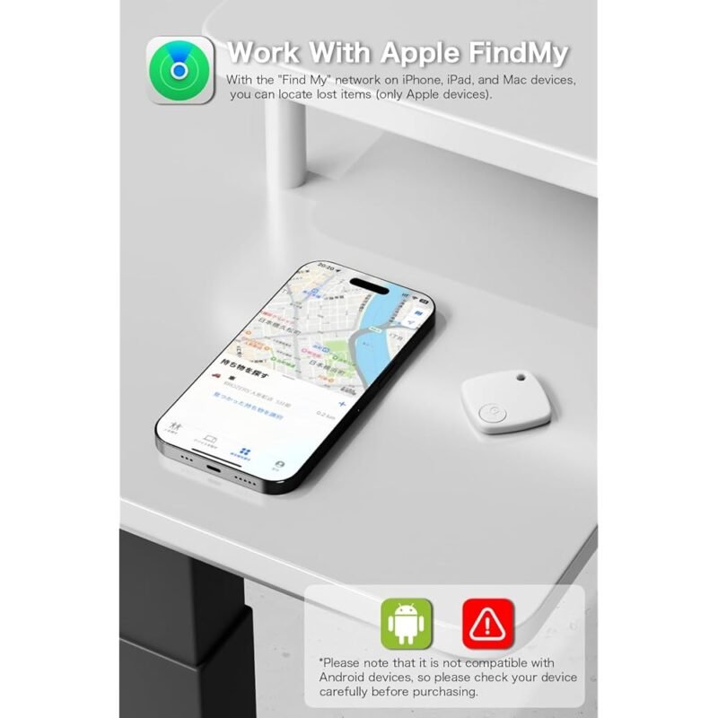 Novzix Rastreador de llaves compatible con Apple Find My - Imagen 8