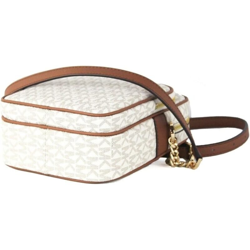 Michael Kors Jet Set Travel Signature Bolso Cruzado de PVC Mediano - Imagen 3