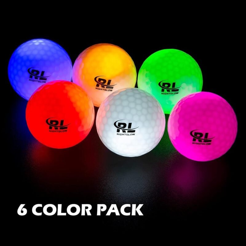 R&L Pelotas de Golf Brillantes en la Oscuridad con Luz LED - Imagen 2