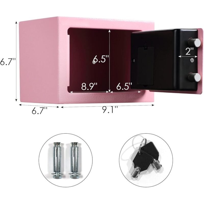 Tenamic Caja de Seguridad Digital Electrónica para Oficina y Hogar - Imagen 2